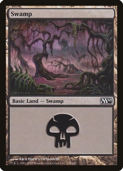 Swamp 239 Magic 2010 (M10) Magic card