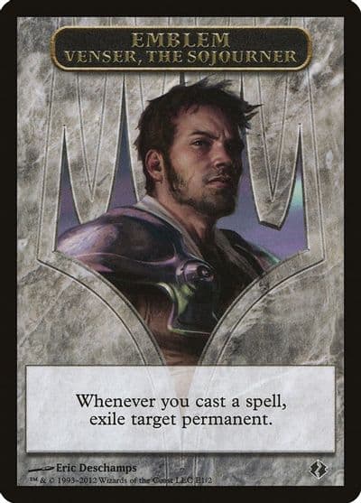 Emblem Venser the Sojourner Duel Decks: Venser vs. Koth Magic card