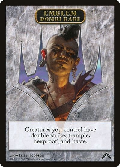 Emblem Domri Rade Gatecrash Magic card