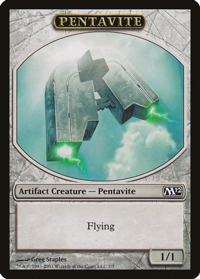 Pentavite Token Magic 2012 (M12) Magic card