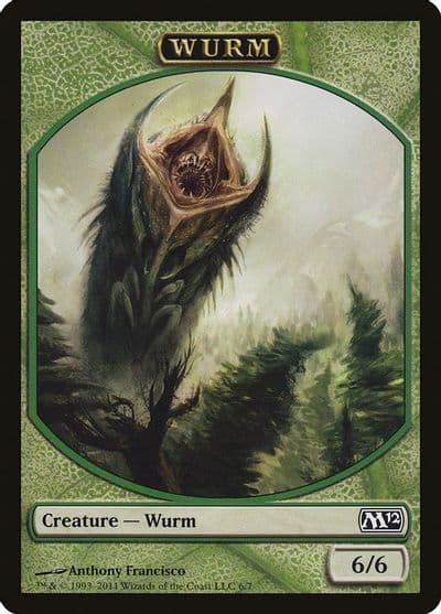 Wurm Token Magic 2012 (M12) Magic card