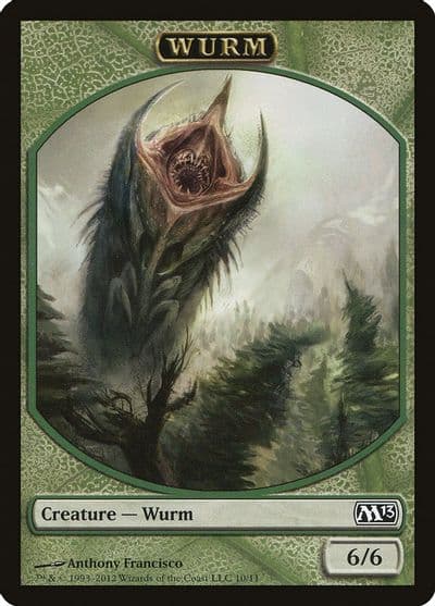 Wurm Token Magic 2013 (M13) Magic card