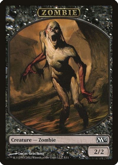 Zombie Token Magic 2013 (M13) Magic card