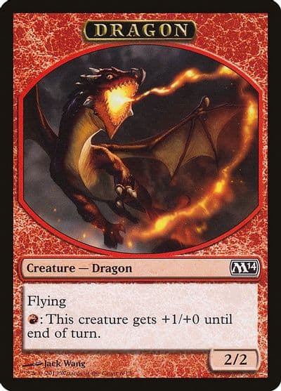 Dragon Token Magic 2014 (M14) Magic card
