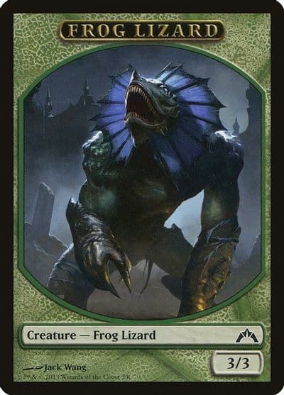 Frog Lizard Token Gatecrash Magic card