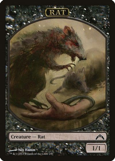 Rat Token Gatecrash Magic card