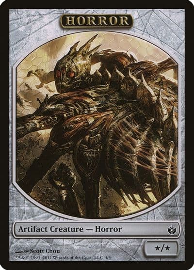 Horror Token Mirrodin Besieged Magic card