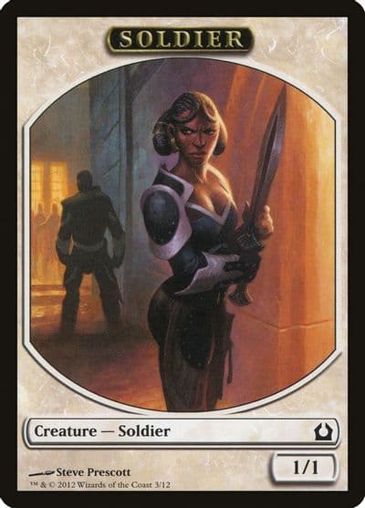 Soldier Token Return to Ravnica Magic card