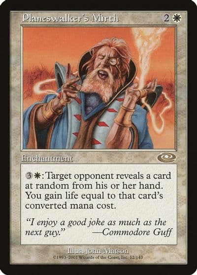 Planeswalkers Mirth Planeshift Magic card