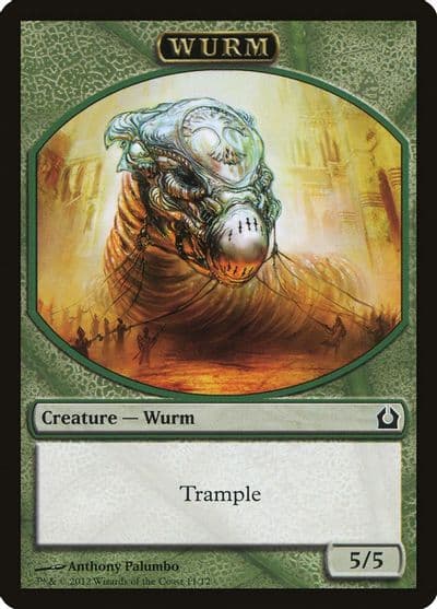 Wurm Token Return to Ravnica Magic card