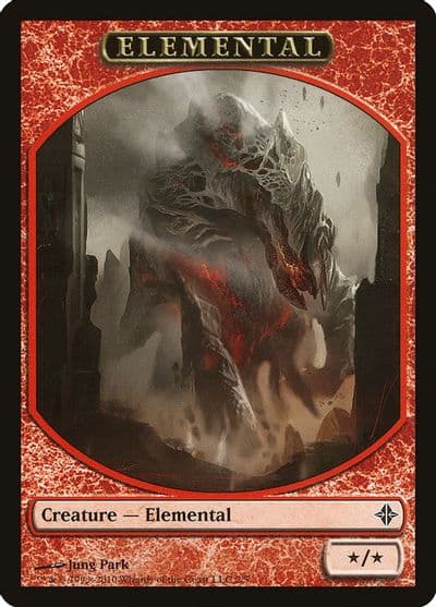 Elemental Token Rise of the Eldrazi Magic card