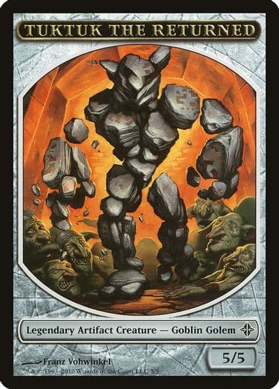 Tuktuk the Returned Token Rise of the Eldrazi Magic card