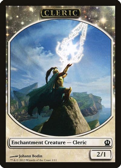 Cleric Token Theros Magic card