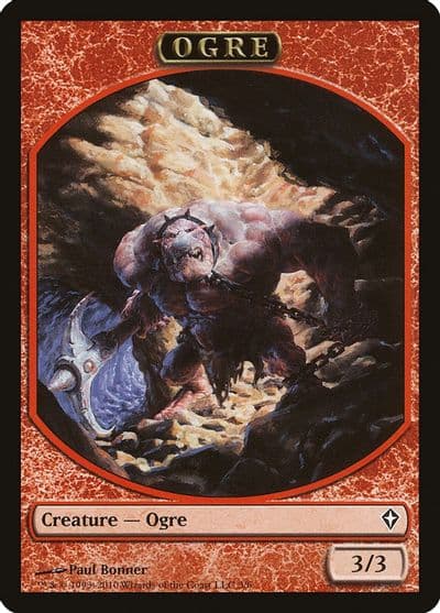 Ogre Token Worldwake Magic card