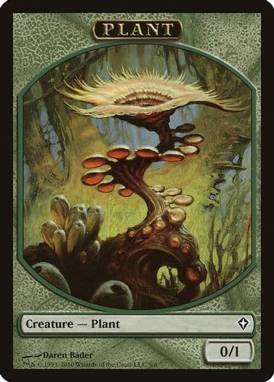 Plant Token Worldwake Magic card