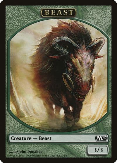 Beast Token Magic 2010 (M10) Magic card