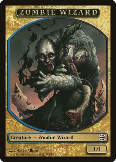 Zombie Wizard Token Alara Reborn Magic card