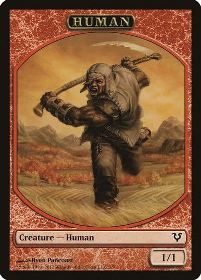 Human Token 7 Avacyn Restored Magic card