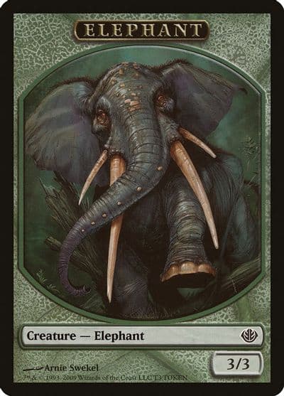 Elephant Token Duel Decks: Garruk vs. Liliana Magic card