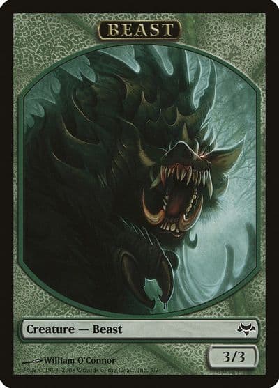Beast Token Eventide Magic card
