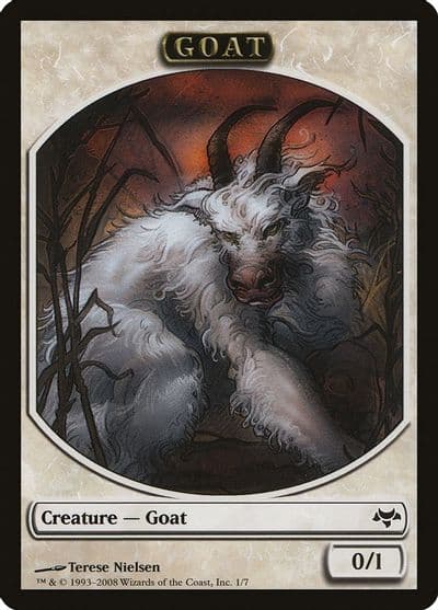 Goat Token Eventide Magic card
