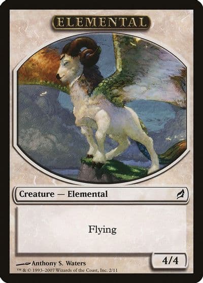 Elemental Token 2 Lorwyn Magic card