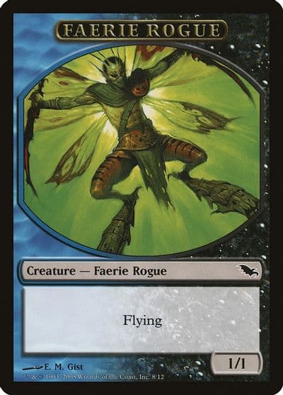 Faerie Rogue Token Shadowmoor Magic card