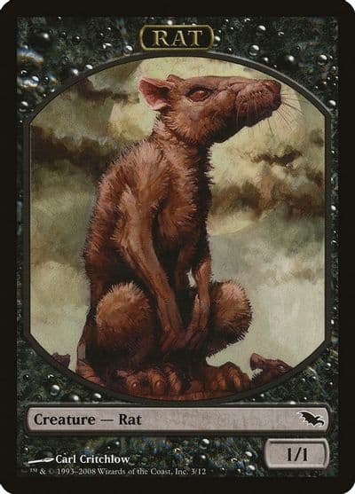 Rat Token Shadowmoor Magic card