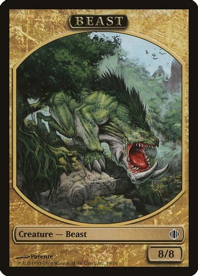 Beast Token Multicolor Shards of Alara Magic card
