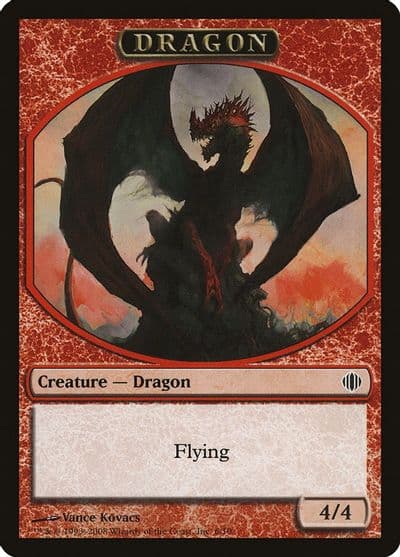 Dragon Token Shards of Alara Magic card