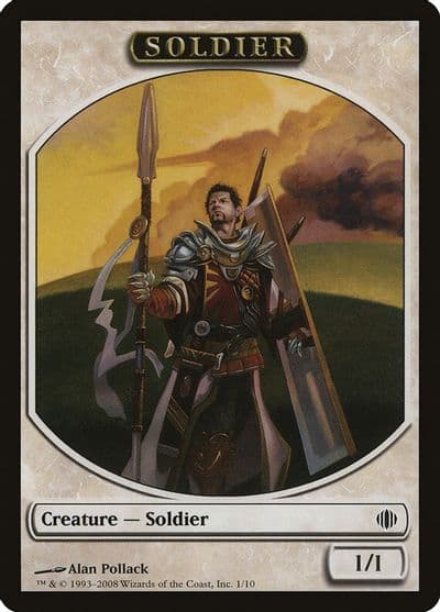 Soldier Token Shards of Alara Magic card