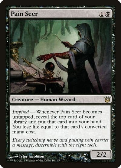 Pain Seer Born of the Gods Magic card