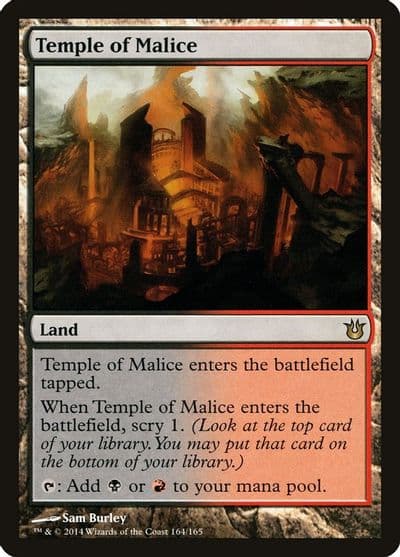 Temple of Malice Born of the Gods Magic card