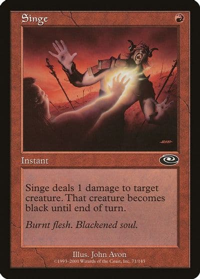 Singe Planeshift Magic card