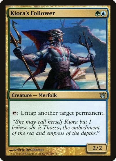 Kioras Follower Born of the Gods Magic card