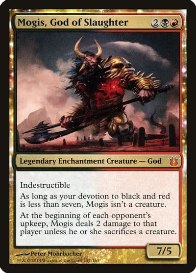 Mogis God of Slaughter Born of the Gods Magic card