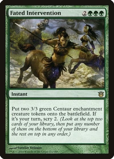 Fated Intervention Born of the Gods Magic card