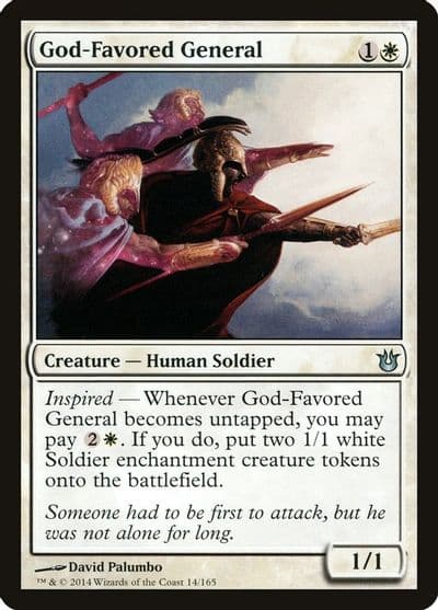 God Favored General Born of the Gods Magic card