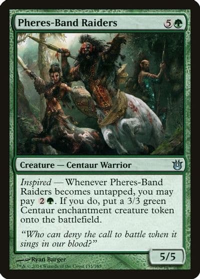 Pheres Band Raiders Born of the Gods Magic card