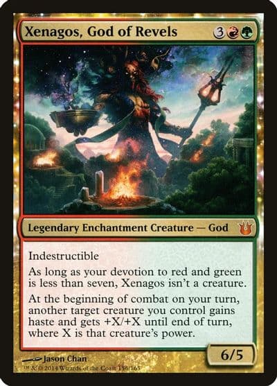 Xenagos God of Revels Born of the Gods Magic card