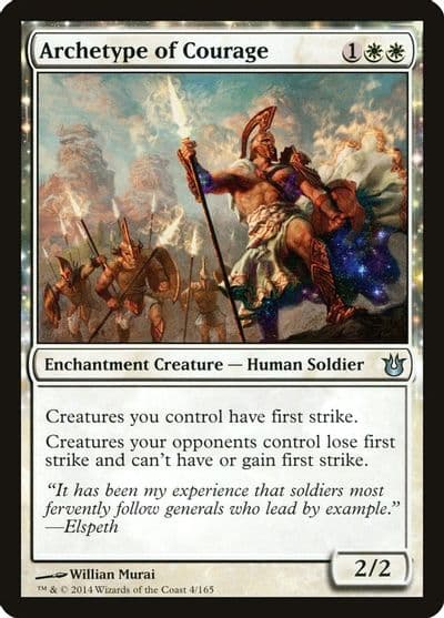 Archetype of Courage Born of the Gods Magic card