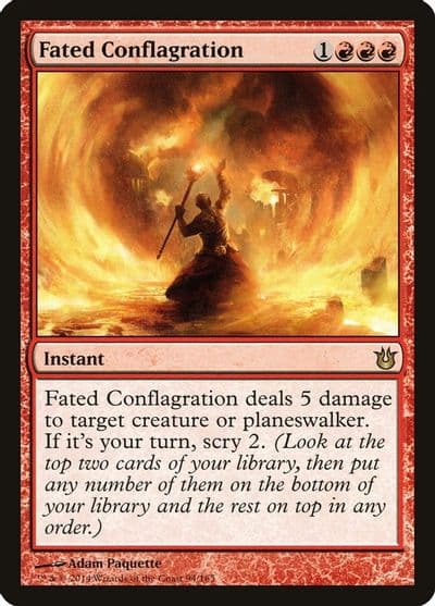 Fated Conflagration Born of the Gods Magic card