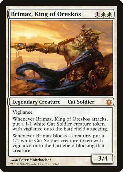 Brimaz King of Oreskos Born of the Gods Magic card