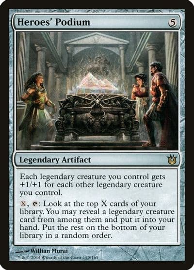 Heroes Podium Born of the Gods Magic card