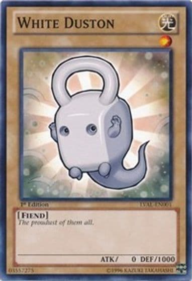White Duston Legacy of the Valiant Yu-Gi-Oh! card