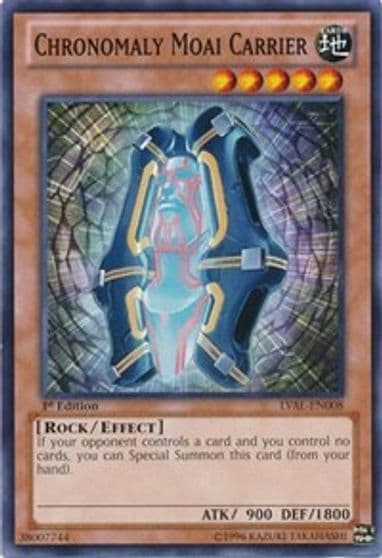 Chronomaly Moai Carrier Legacy of the Valiant Yu-Gi-Oh! card