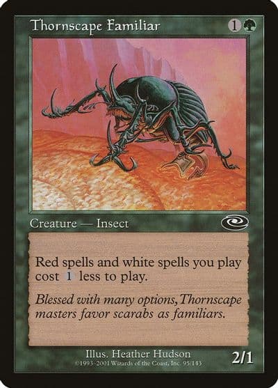 Thornscape Familiar Planeshift Magic card