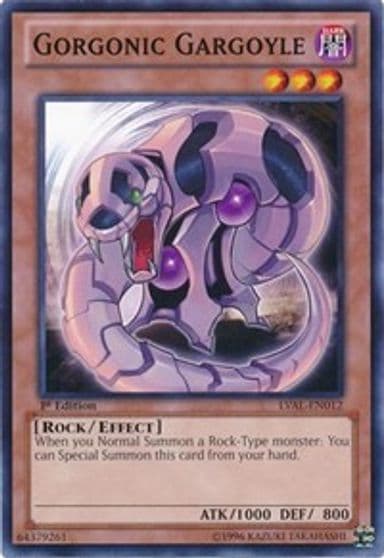 Gorgonic Gargoyle Legacy of the Valiant Yu-Gi-Oh! card