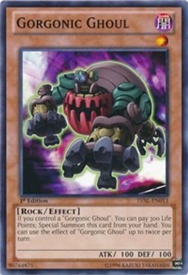 Gorgonic Ghoul Legacy of the Valiant Yu-Gi-Oh! card
