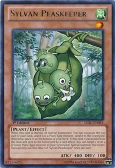 Sylvan Peaskeeper Legacy of the Valiant Yu-Gi-Oh! card